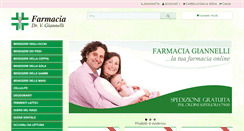 Desktop Screenshot of farmaciagiannelli.com